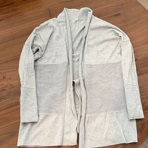 lululemon athletica Gray Cardigan Sweater